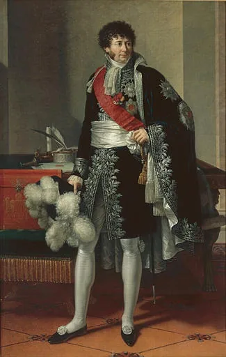 Full-length 1810 portrait of Henri-Jacques-Guillaume Clarke in formal military dress